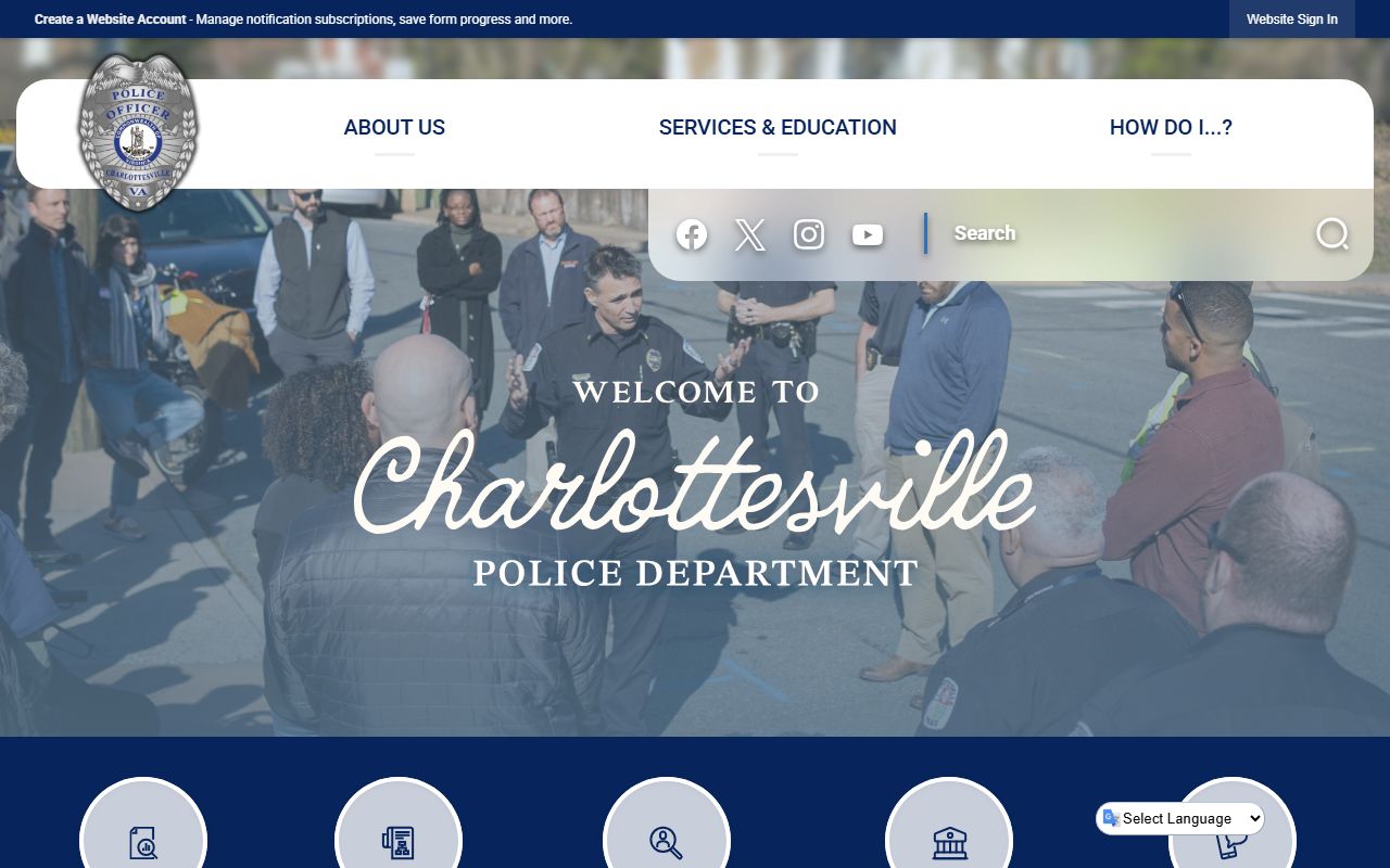 Charlottesville Police Department sex offender registry