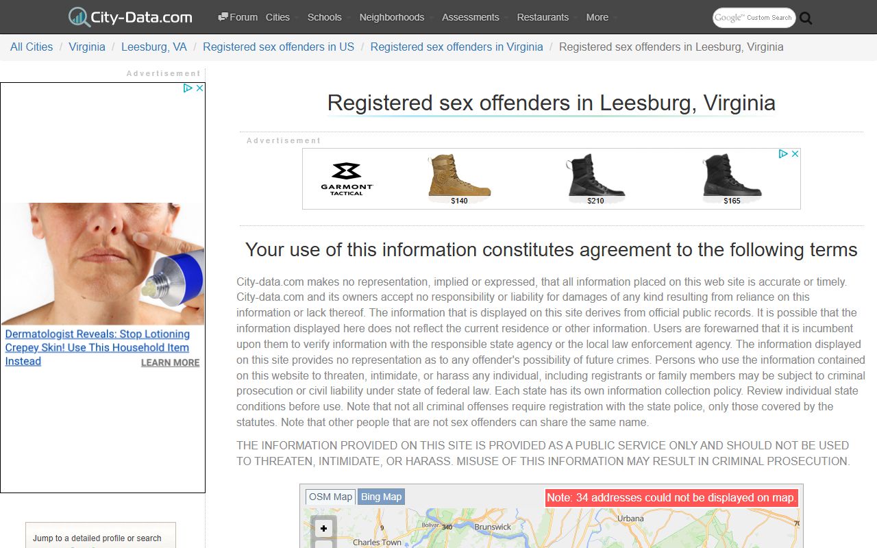 Leesburg Police Department sex offender registry coordination