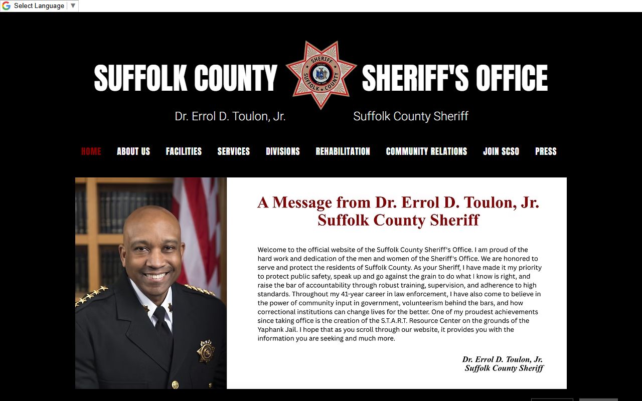 Suffolk Sheriff's Office sex offender registration services