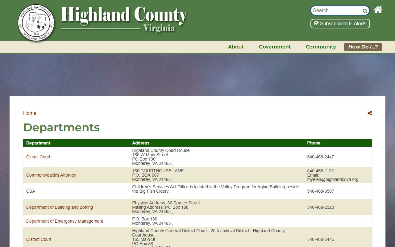 Highland County Virginia sex offender registry search