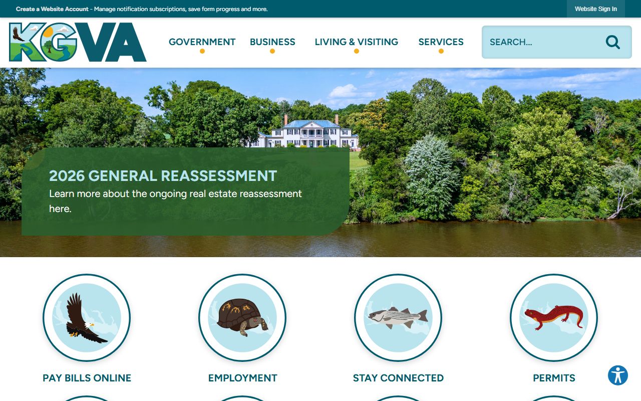 King George County official website sex offender registry