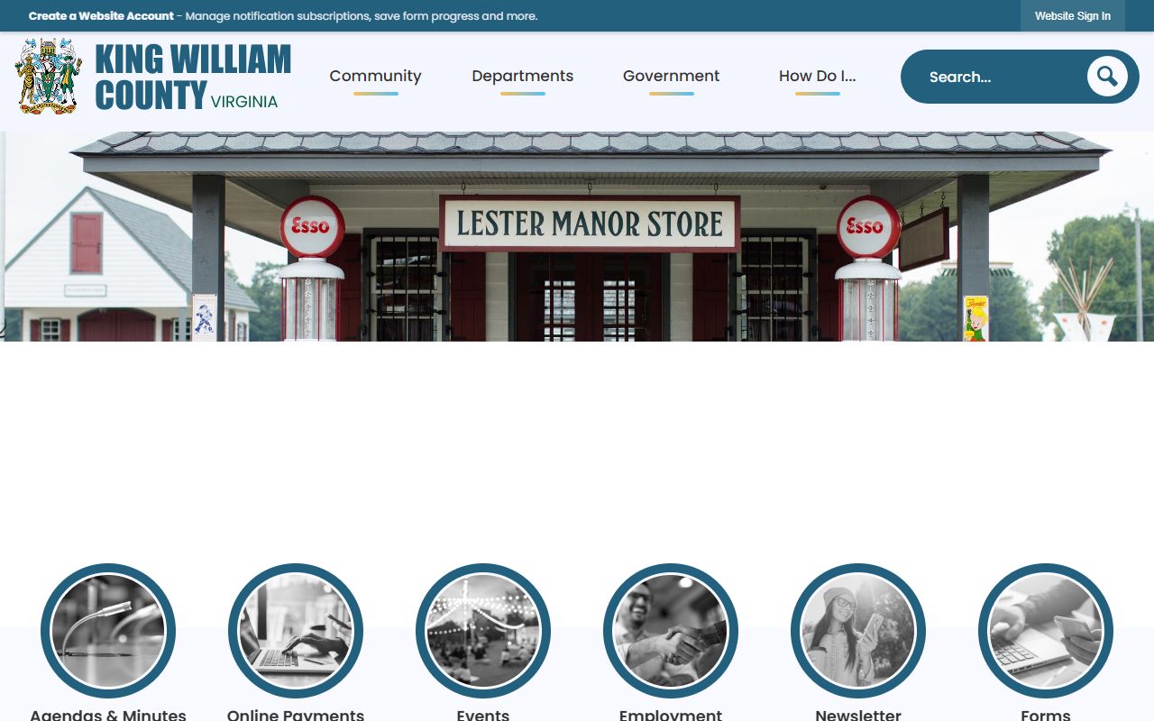 King William County official website sex offender registry