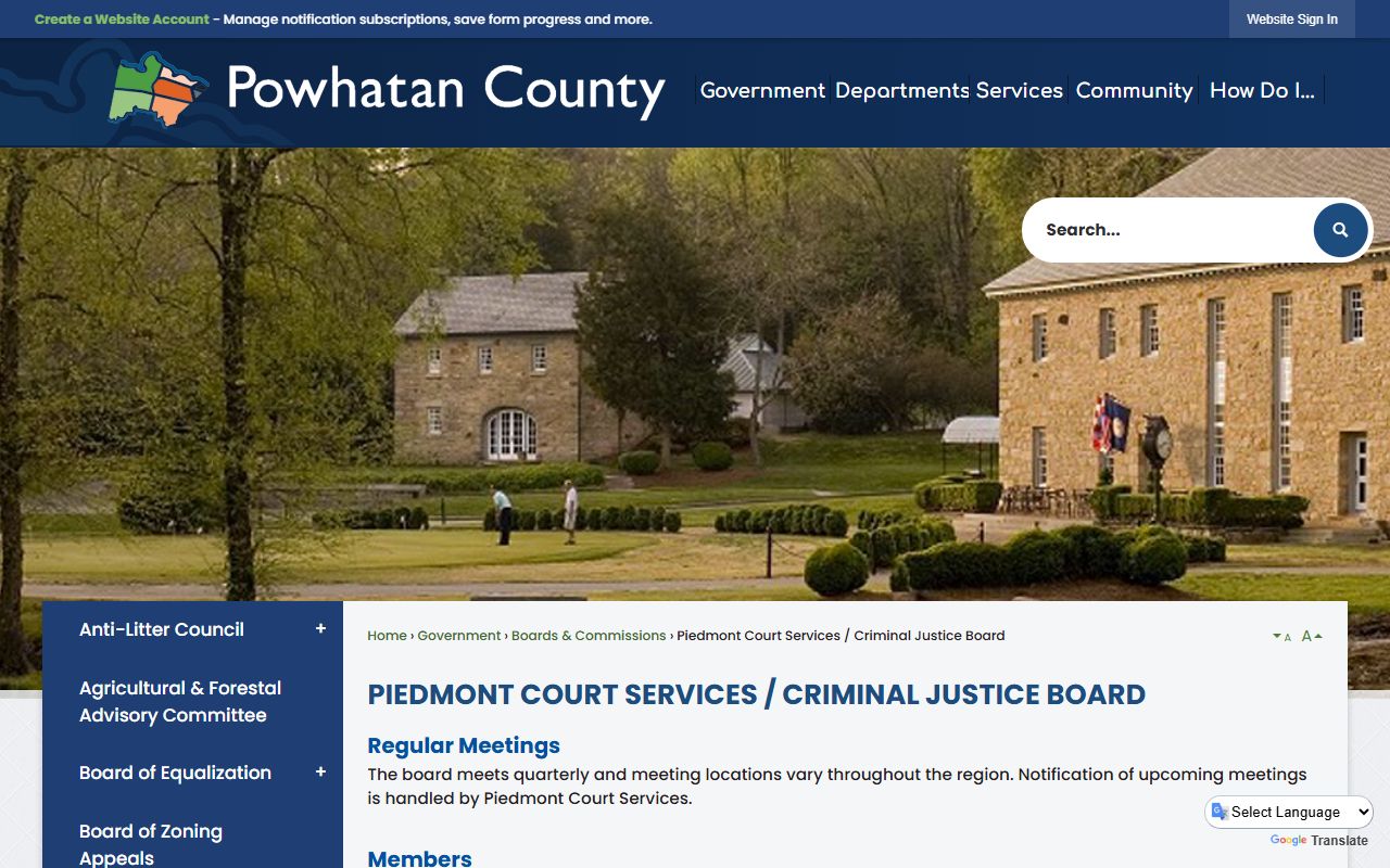 Powhatan County Sheriff's Office sex offender registration Virginia